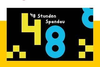 Auschnitt aus dem Plakat festival 48 Stunden Spandau